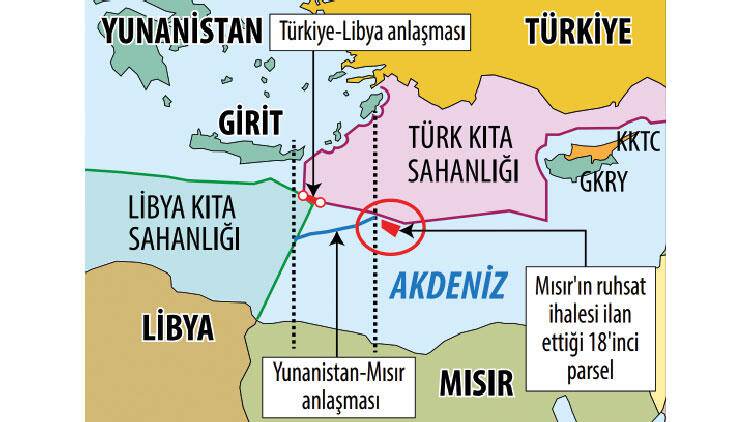 ABD YUNANİSTAN’A, MISIR TÜRKİYE’YE